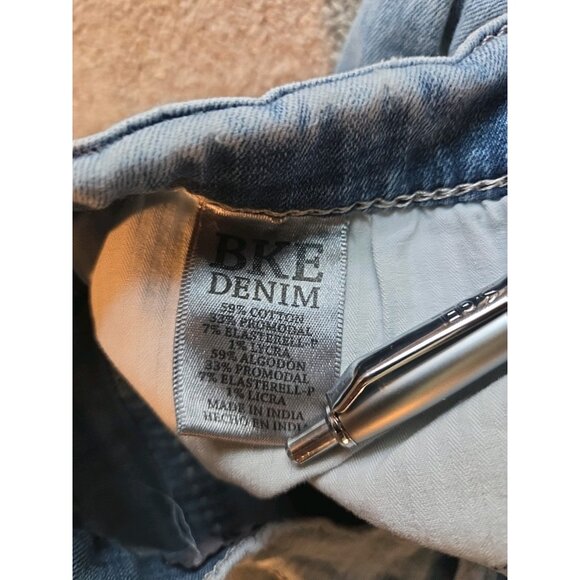 BKE Buckle Tyler Jeans Mens 34R (34x31) Straight Leg Light Wash Fade Distressed - Picture 10 of 16